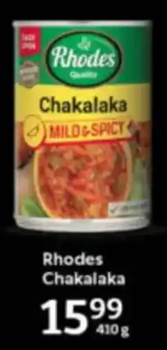 Oxford Freshmarket Rhodes Chakalaka offer