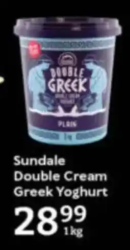 Oxford Freshmarket Sundale Double Cream Greek Yoghurt offer