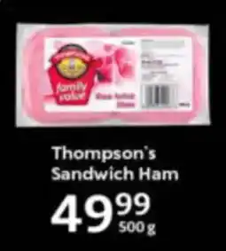 Oxford Freshmarket Thompson's Sandwich Ham offer