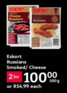 Oxford Freshmarket Eskort Russians Smoked/ Cheese offer