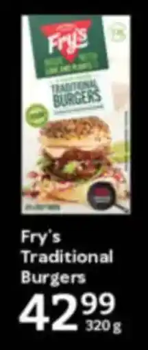Oxford Freshmarket Fry's Traditional Burgers offer