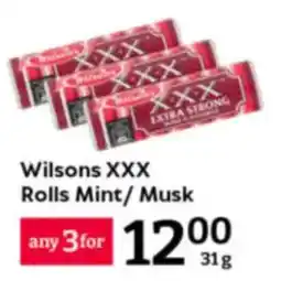 Oxford Freshmarket Wilsons XXX Rolls Mint/ Musk offer