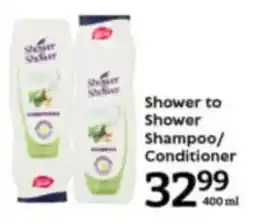 Oxford Freshmarket Shower to Shower Shampoo/ Conditioner offer
