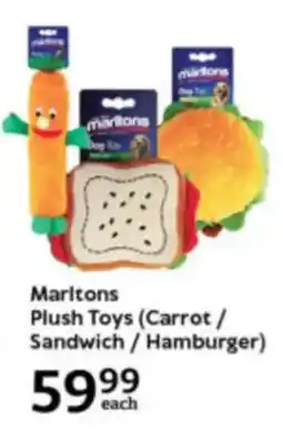 Oxford Freshmarket Marltons Plush Toys offer