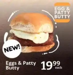 Oxford Freshmarket Eggs & Patty Butty offer