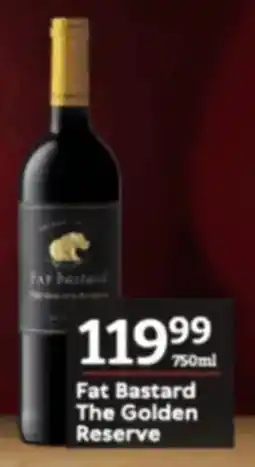 Oxford Freshmarket Fat Bastard The Golden Reserve offer