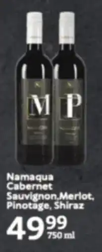 Oxford Freshmarket Namaqua Cabernet Sauvignon,Merlot, Pinotage, Shiraz offer