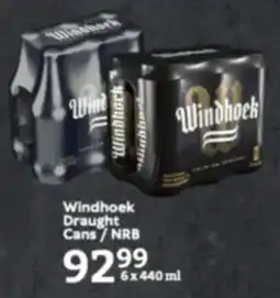 Oxford Freshmarket Windhoek Draught Cans/ NRB offer