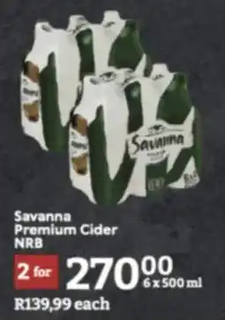 Oxford Freshmarket Savanna Premium Cider NRB offer