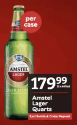 Oxford Freshmarket Amstel Lager Quarts offer