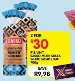 Shoprite Sasko more slices white bread loaf offer