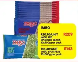 Shoprite Imbo red speckled beans offer
