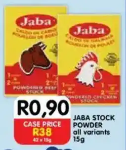 Shoprite Jaba stock powder all variants offer