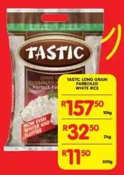 Shoprite Tastic long grain parboiled white rice offer