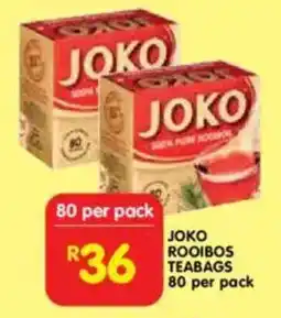 Shoprite Joko rooibos teabags offer