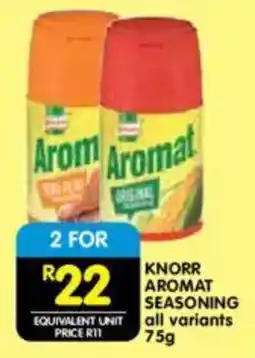 Shoprite Knorr aromat seasoning offer