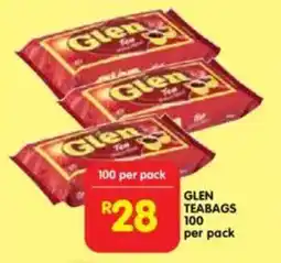 Shoprite Glen teabags offer