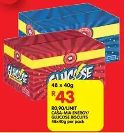Shoprite Casa-mia energy/ glucose biscuits offer