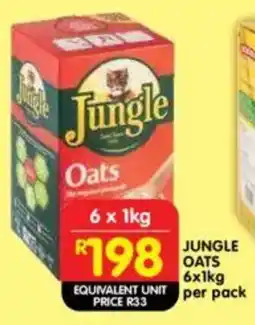 Shoprite Jungle Oats offer