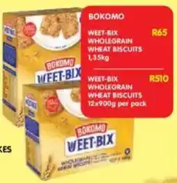 Shoprite Bokomo weet-bix wholegrain wheat biscuits offer
