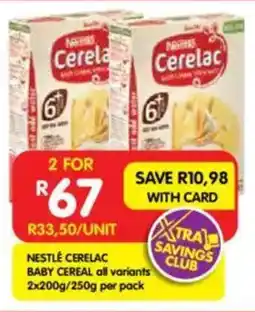 Shoprite Nestlé cerelac baby cereal all variants offer