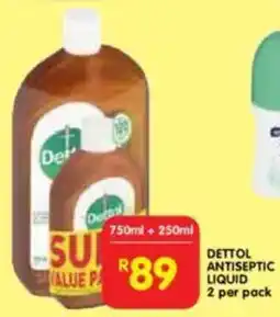 Shoprite Dettol antiseptic liquid offer