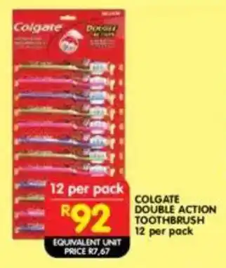 Shoprite Colgate double action toothbrush offer