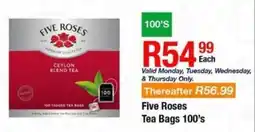 Take 'n Pay Five Roses Tea Bags offer