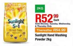 Take 'n Pay Sunlight Hand Washing Powder offer