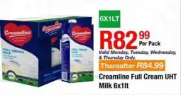 Take 'n Pay Creamline Full Cream UHT Milk offer