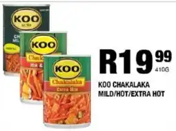 Take 'n Pay Koo chakalaka mild/ hot/ extra hot offer