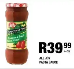 Take 'n Pay All joy pasta sauce offer