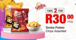 Take 'n Pay Simba Potato Chips Assorted offer