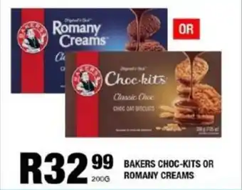 Take 'n Pay Bakers choc-kits or romany creams offer
