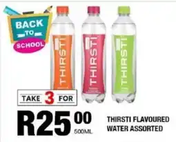 Take 'n Pay Thirsti flavoured water assorted offer