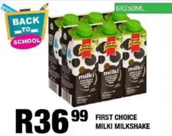 Take 'n Pay First choice milki milkshake offer