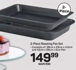 Pick n Pay Hypermarket 2-Piece Roasting Pan Set offer