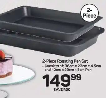Pick n Pay Hypermarket 2-Piece Roasting Pan Set offer