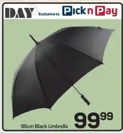 Pick n Pay Hypermarket 95cm Black Umbrella offer