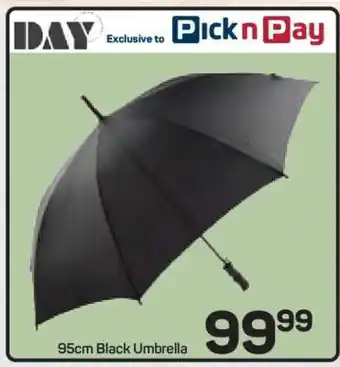 Pick n Pay Hypermarket 95cm Black Umbrella offer