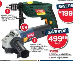 Pick n Pay Hypermarket Ryobi Tools offer