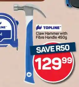 Pick n Pay Hypermarket Claw Hammer with Fibre Handle 450g offer
