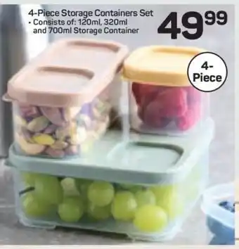 Pick n Pay Hypermarket 4-Piece Storage Containers Set offer