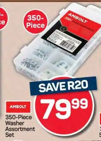 Pick n Pay Hypermarket AMBOLT 350-Piece Washer Assortment Set offer