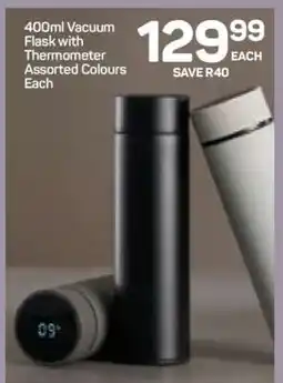 Pick n Pay Hypermarket 400ml Vacuum Flask with Thermometer offer
