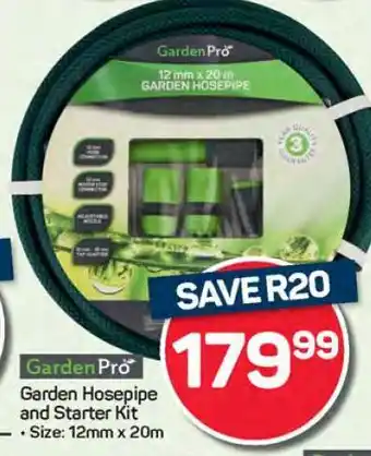 Pick n Pay Hypermarket Garden Hosepipe and Starter Kit offer