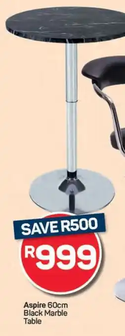 Pick n Pay Hypermarket Aspire 60cm Black Marble Table offer