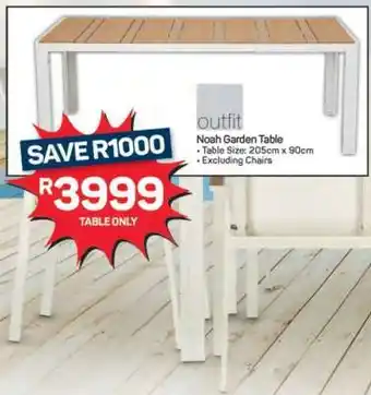 Pick n Pay Hypermarket Noah Garden Table offer