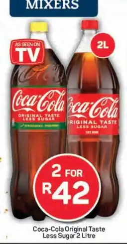 Pick n Pay Coca-Cola Original Taste Less Sugar 2 Litre offer