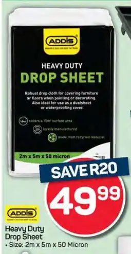 Pick n Pay Hypermarket Heavy Duty Drop Sheet offer